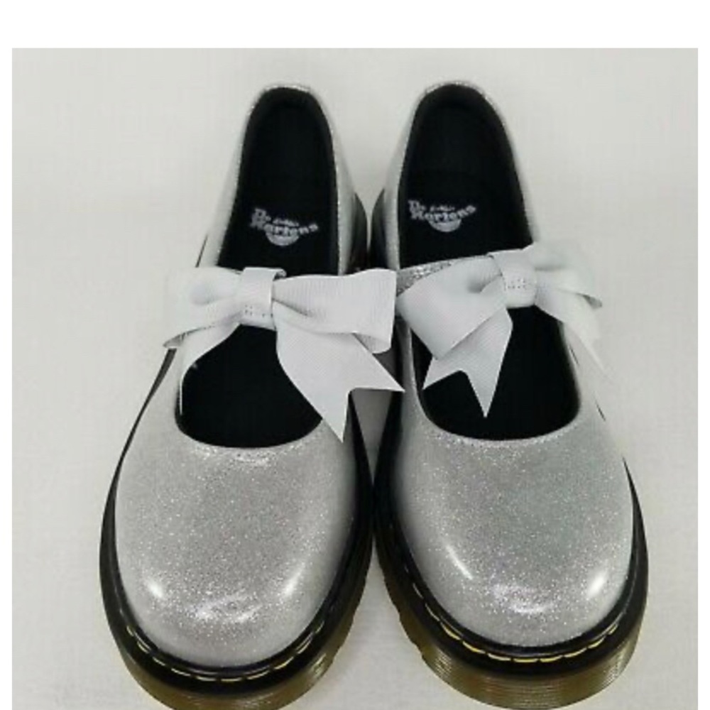Doc Martens Maccy II glitter Bow Mary Jane shoes